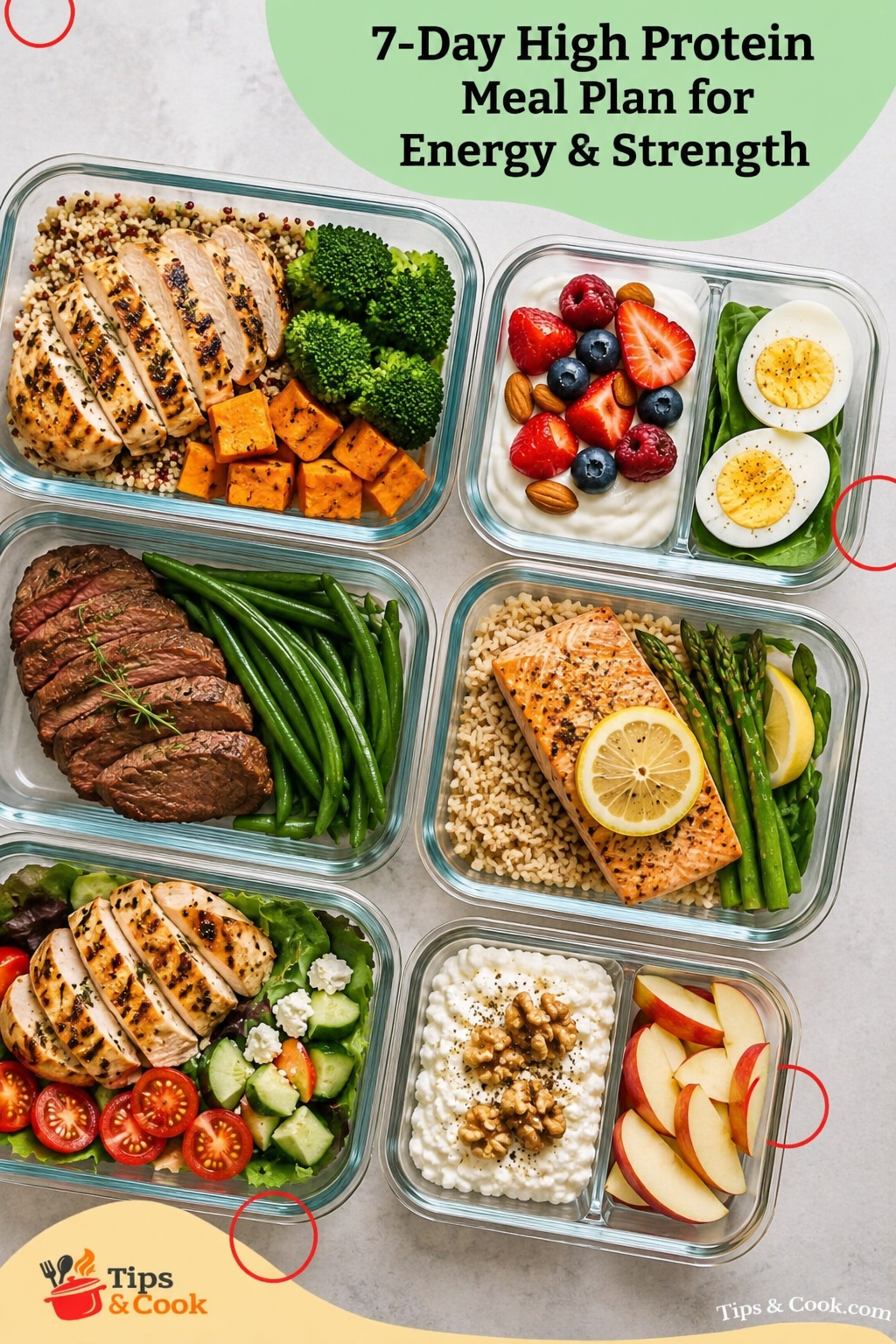 7-day high protein meal plan