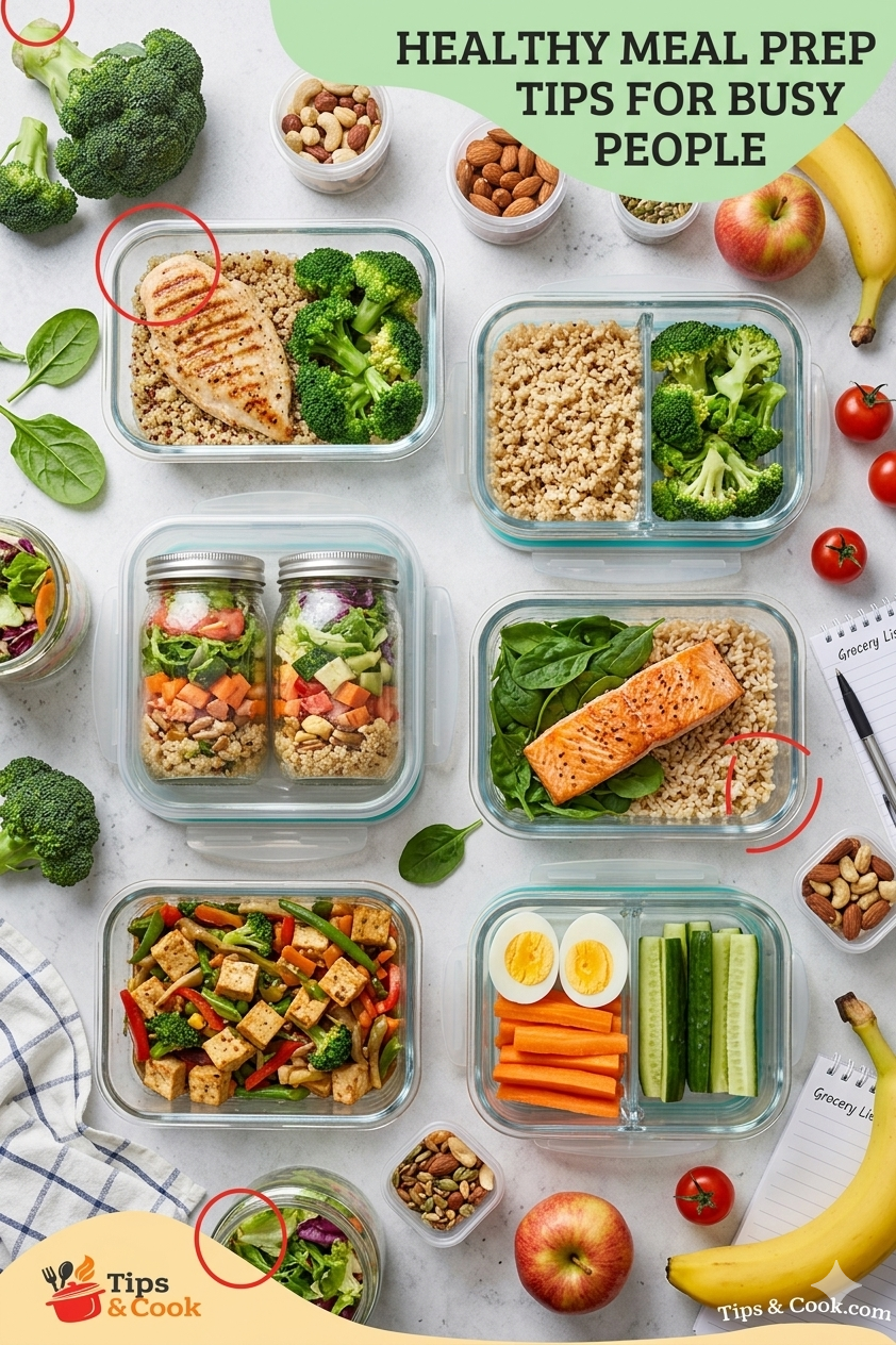 Healthy Meal Prep Tips for Busy People