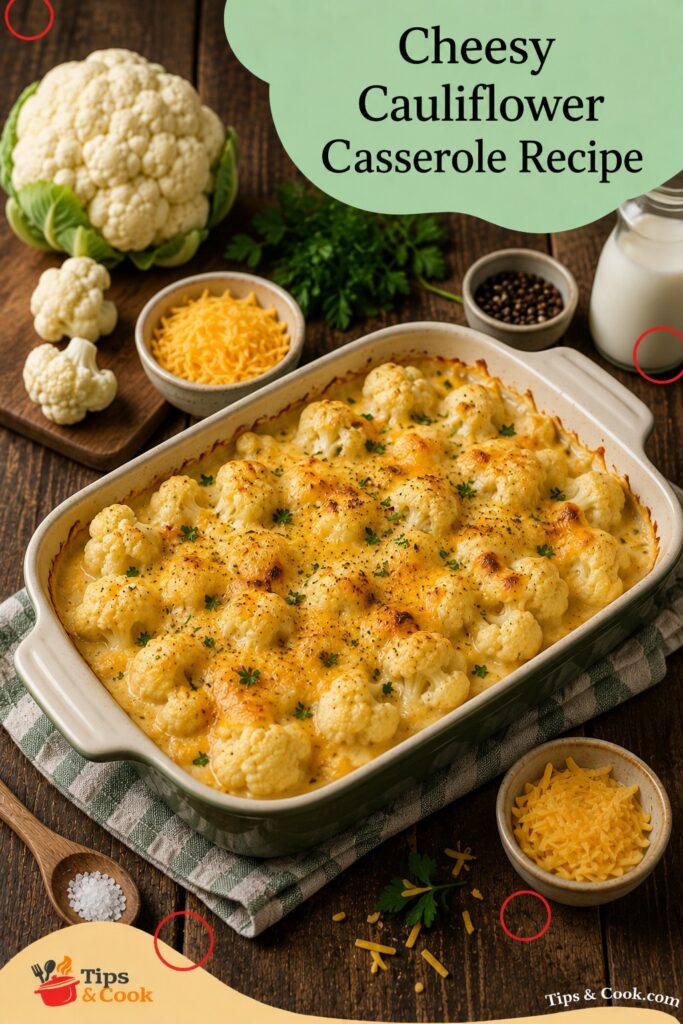 Cheesy Cauliflower Casserole Recipe