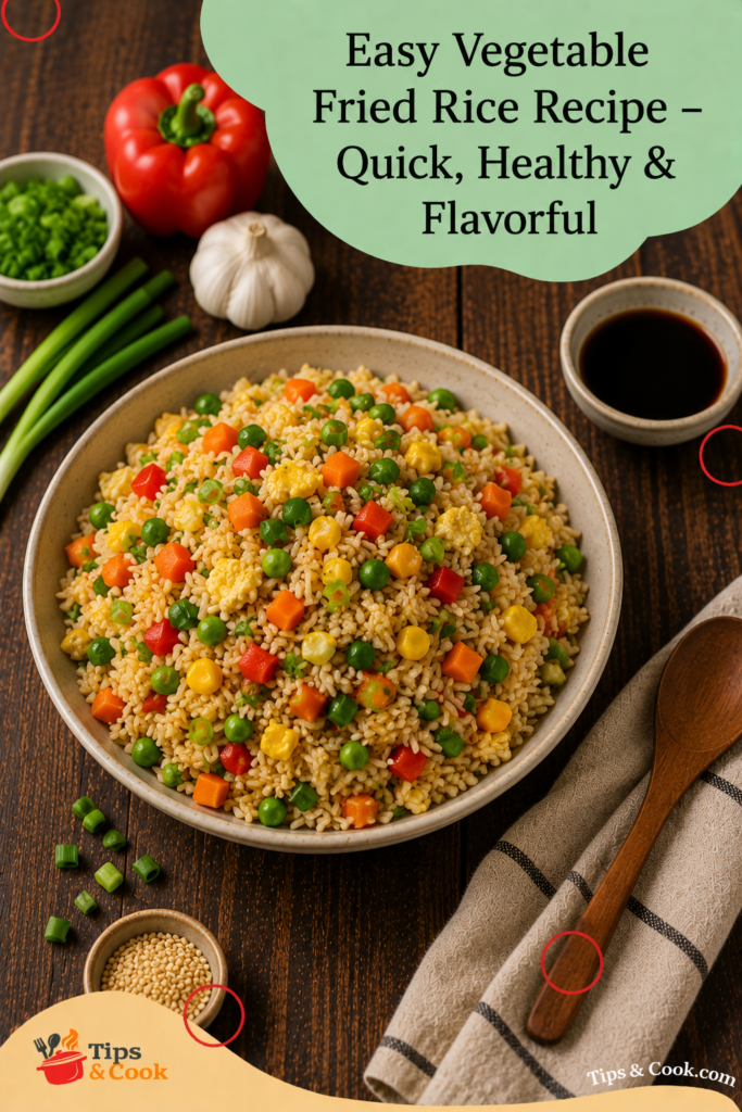 easy vegetable fried rice recipe
