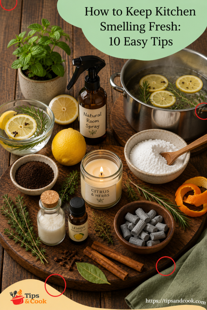 how to keep kitchen smelling fresh