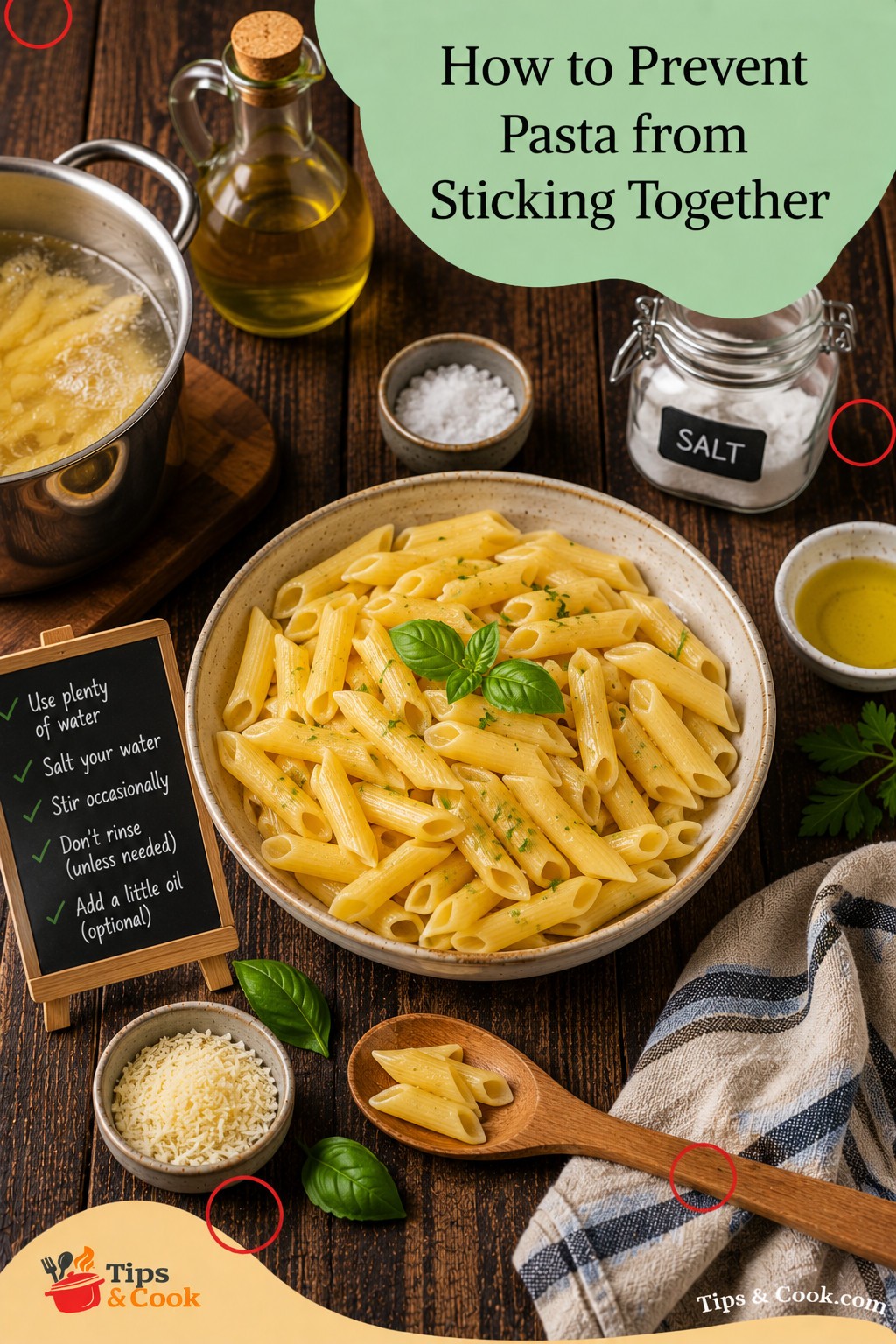 How to Prevent Pasta from Sticking Together