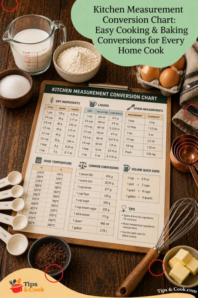 Kitchen Measurement Conversion Chart