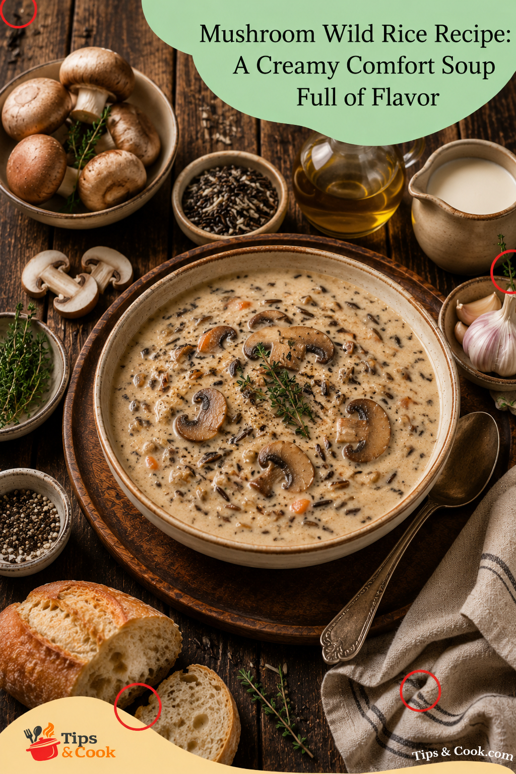 mushroom wild rice recipe