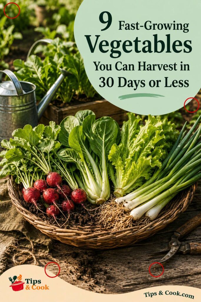 fast growing vegetables