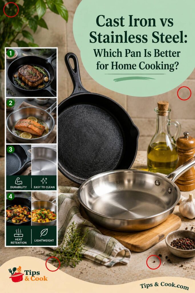 cast iron vs stainless steel