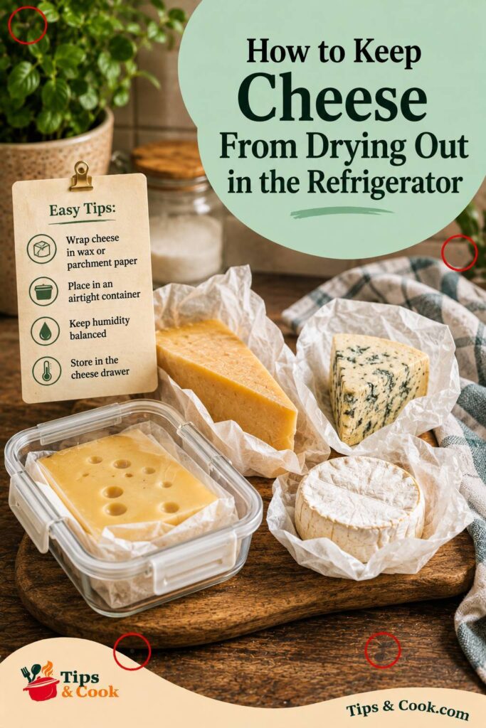 how to keep cheese from drying out