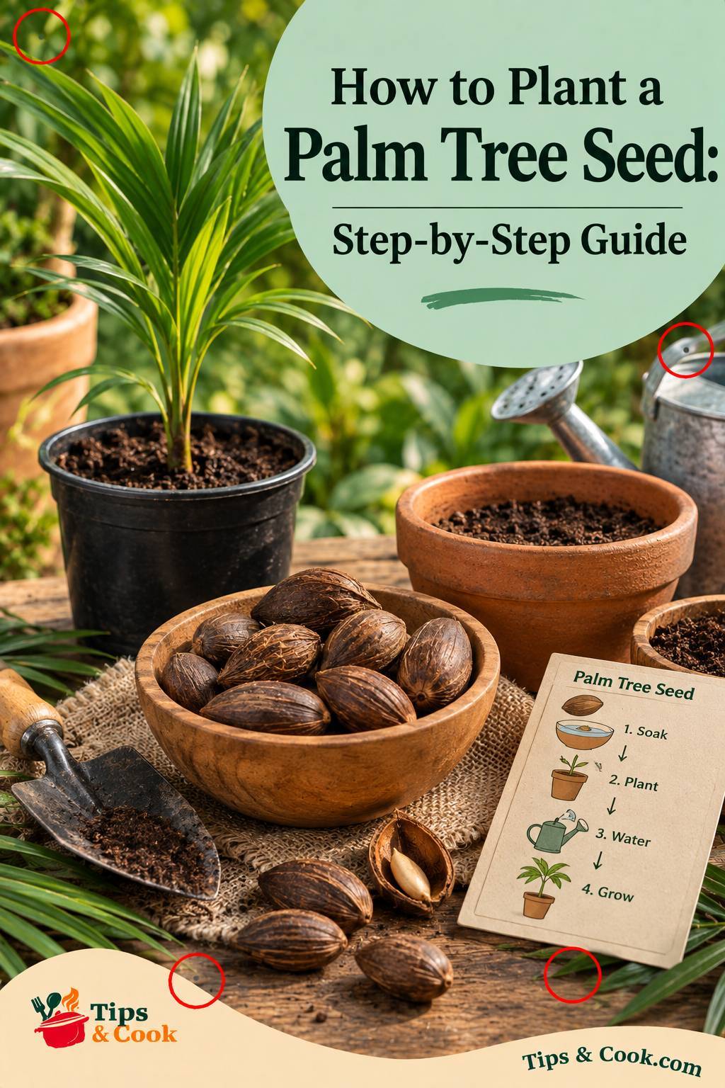 how to plant a palm tree seed