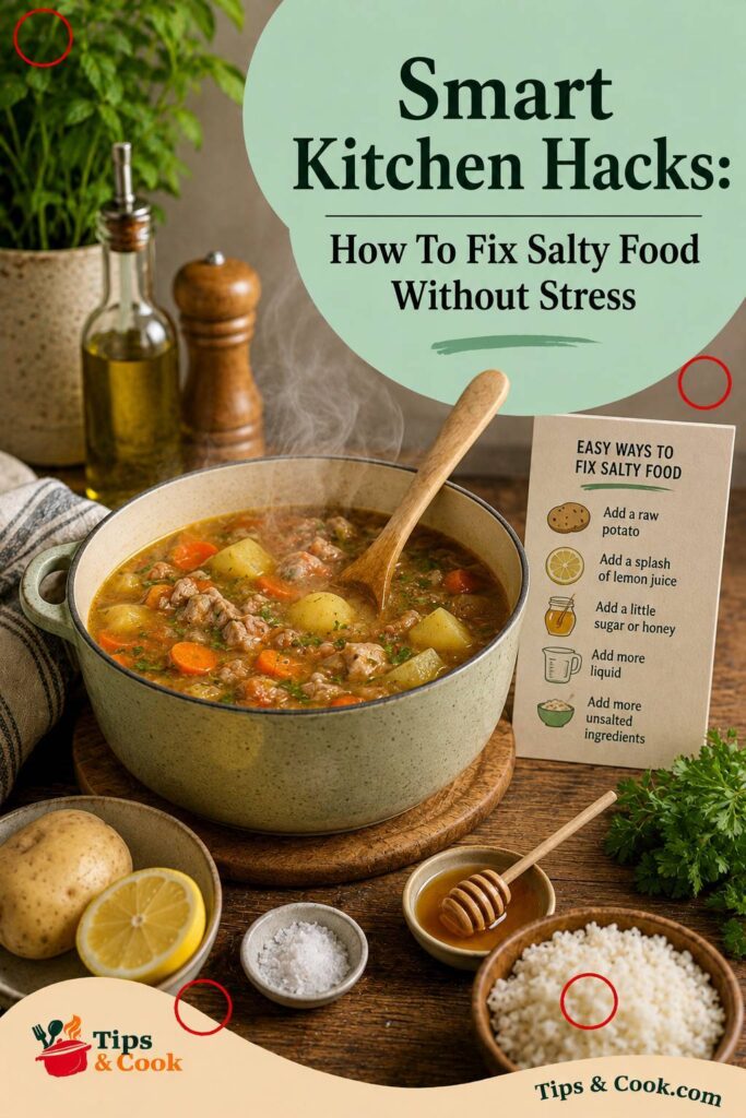 How To Fix Salty Food