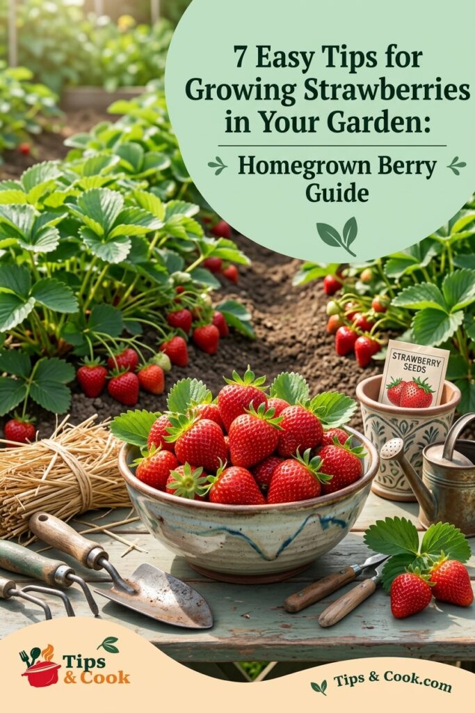 growing strawberries in your garden