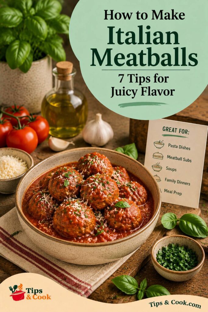 how to make Italian meatballs