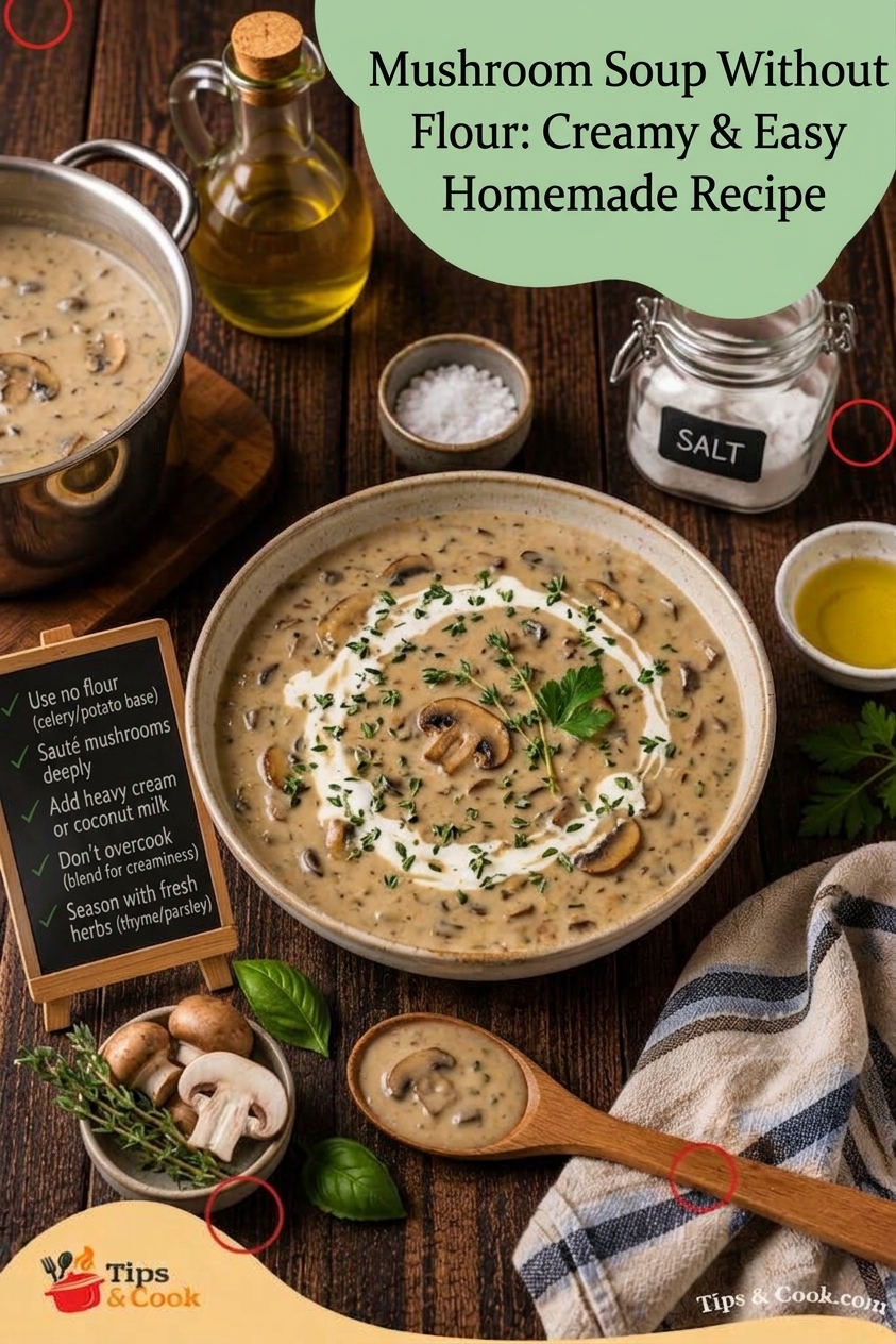 mushroom soup without flour