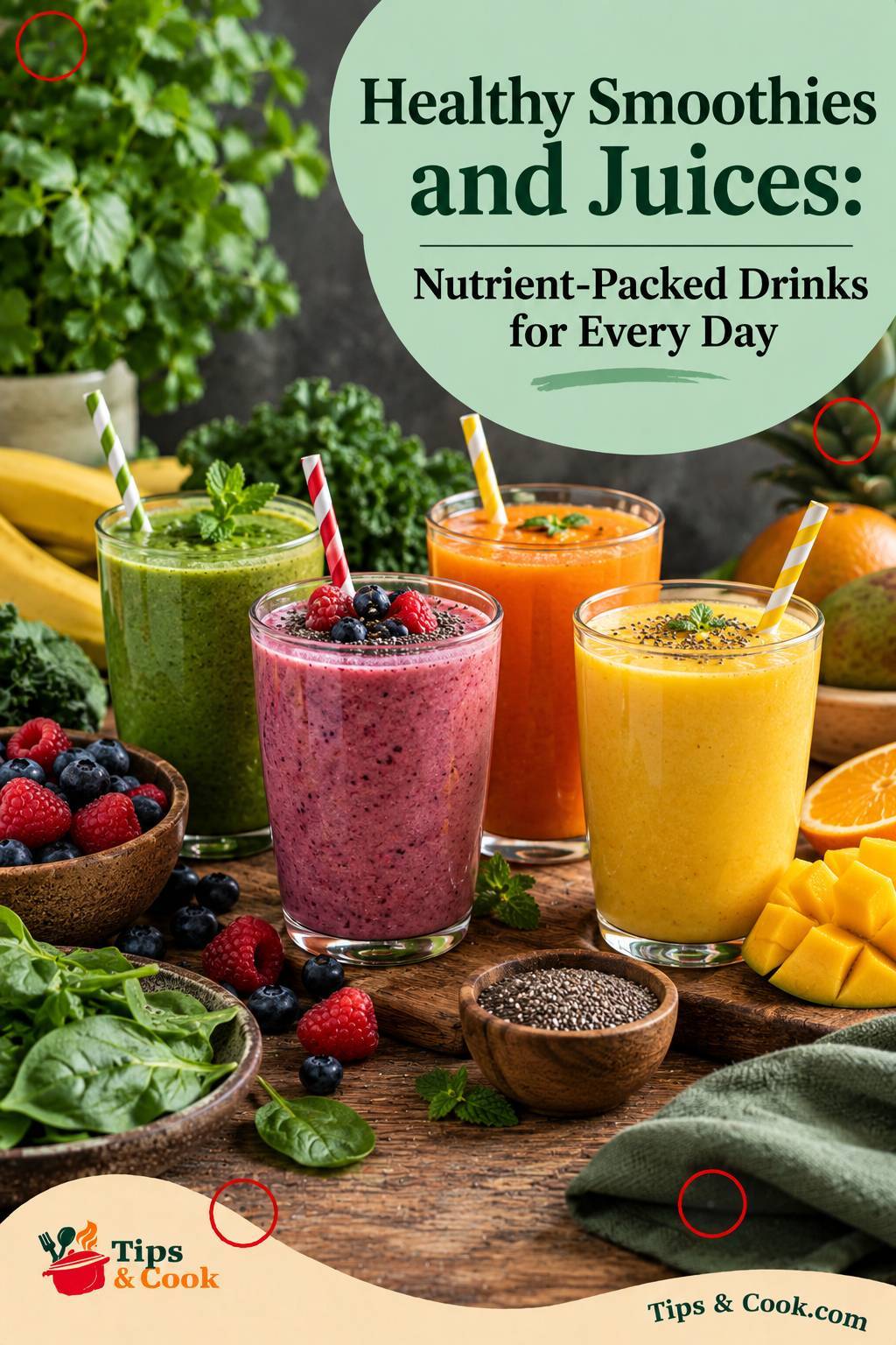 Healthy Smoothies and Juices