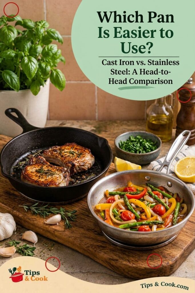 cast iron vs stainless steel